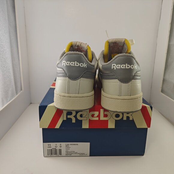 Reebok Club C Revenge Plus White/Grey Sneakers Size US 11 Mens DV7187 - Picture 10 of 12